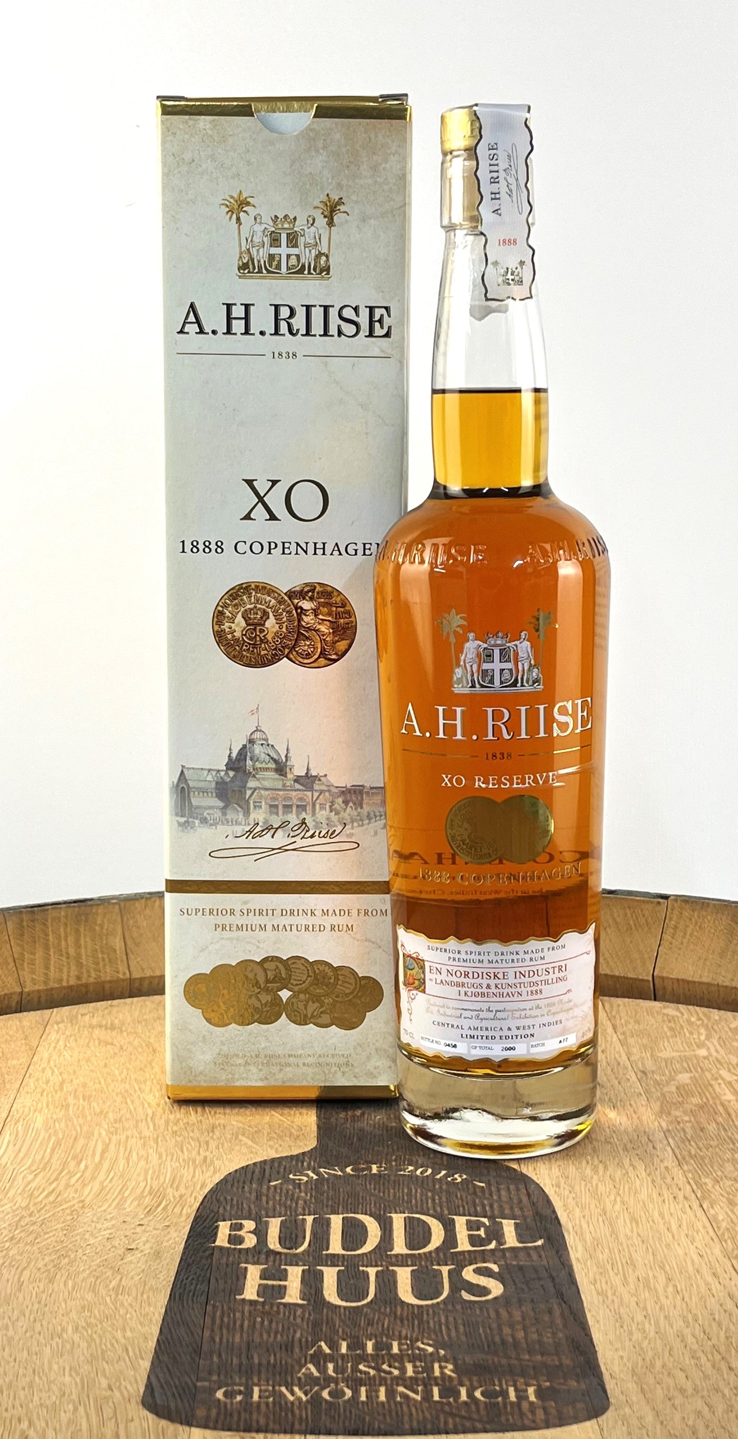 A.H. Riise 1888 Copenhagen Gold Medal Rum