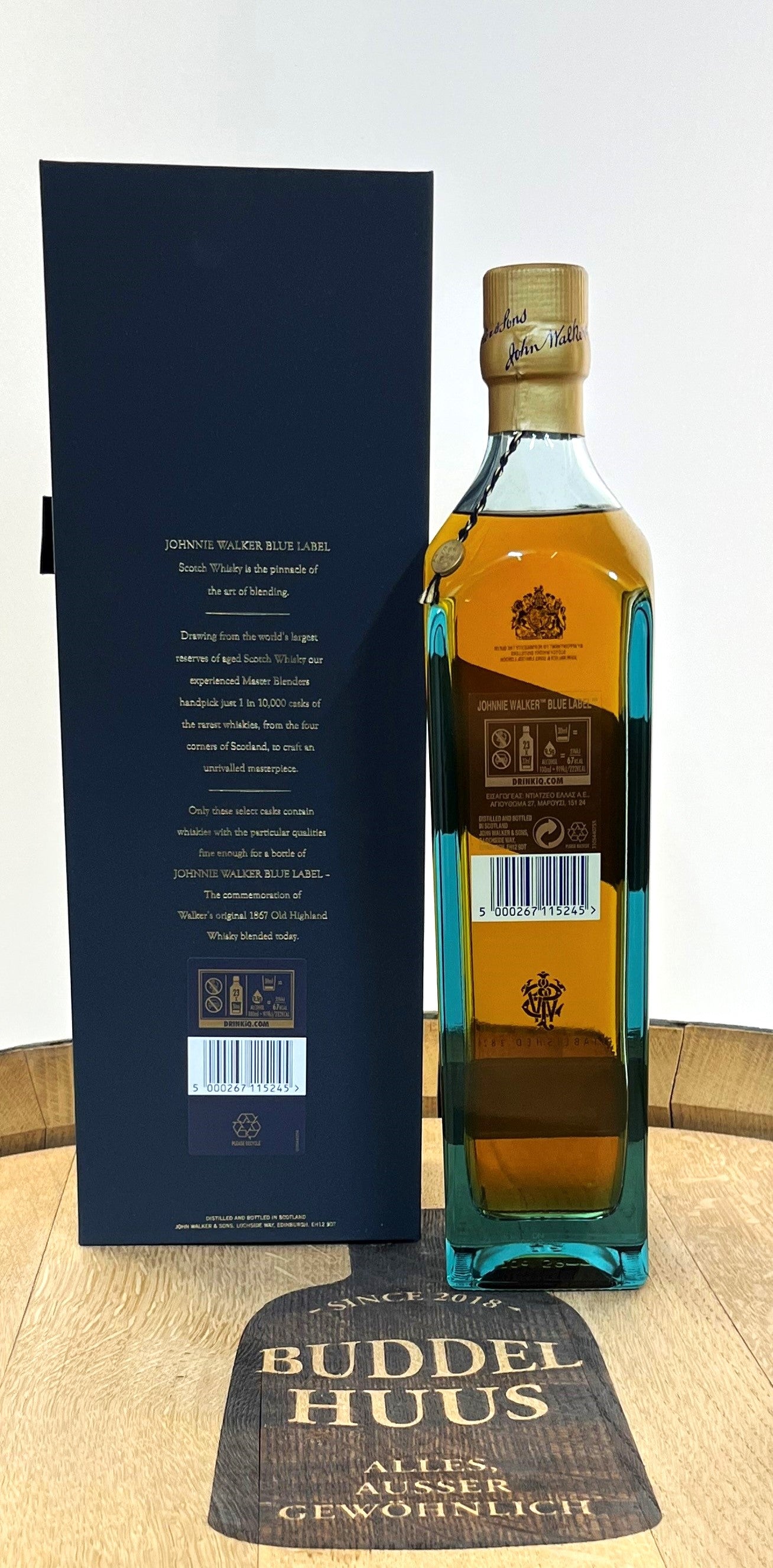 Etichetta blu di Johnnie Walker