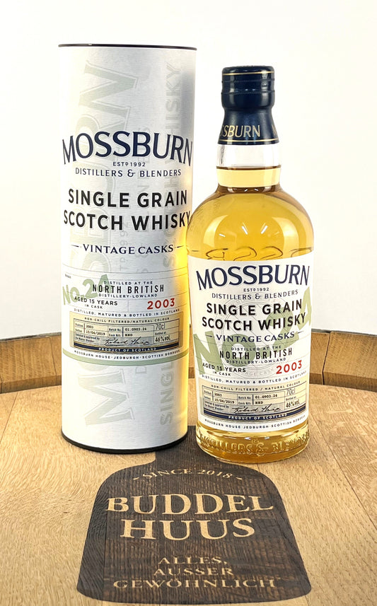 Mossburn Vintage Cask No 24 North British 15 yo Single Grain 2003