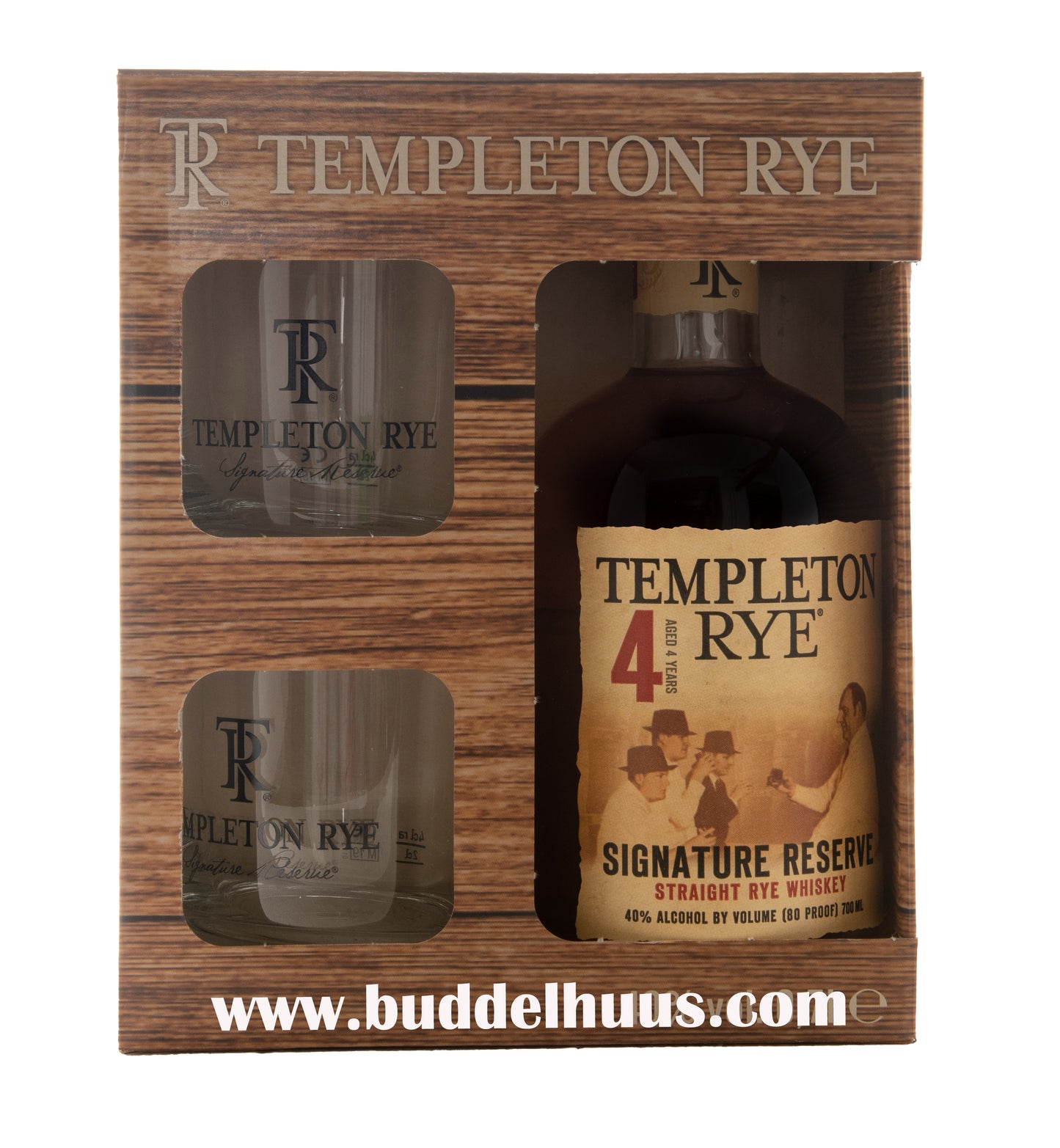 Templeton Rye 4 yo + Gläser